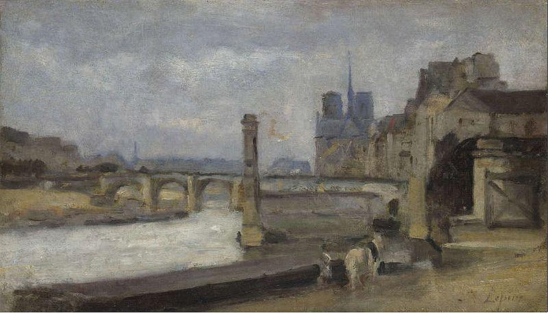 Stanislas lepine The Pont de la Tournelle, Paris